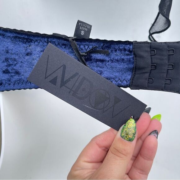 NWT Widow velvet under your spell halter bra Sz S - Picture 4 of 6